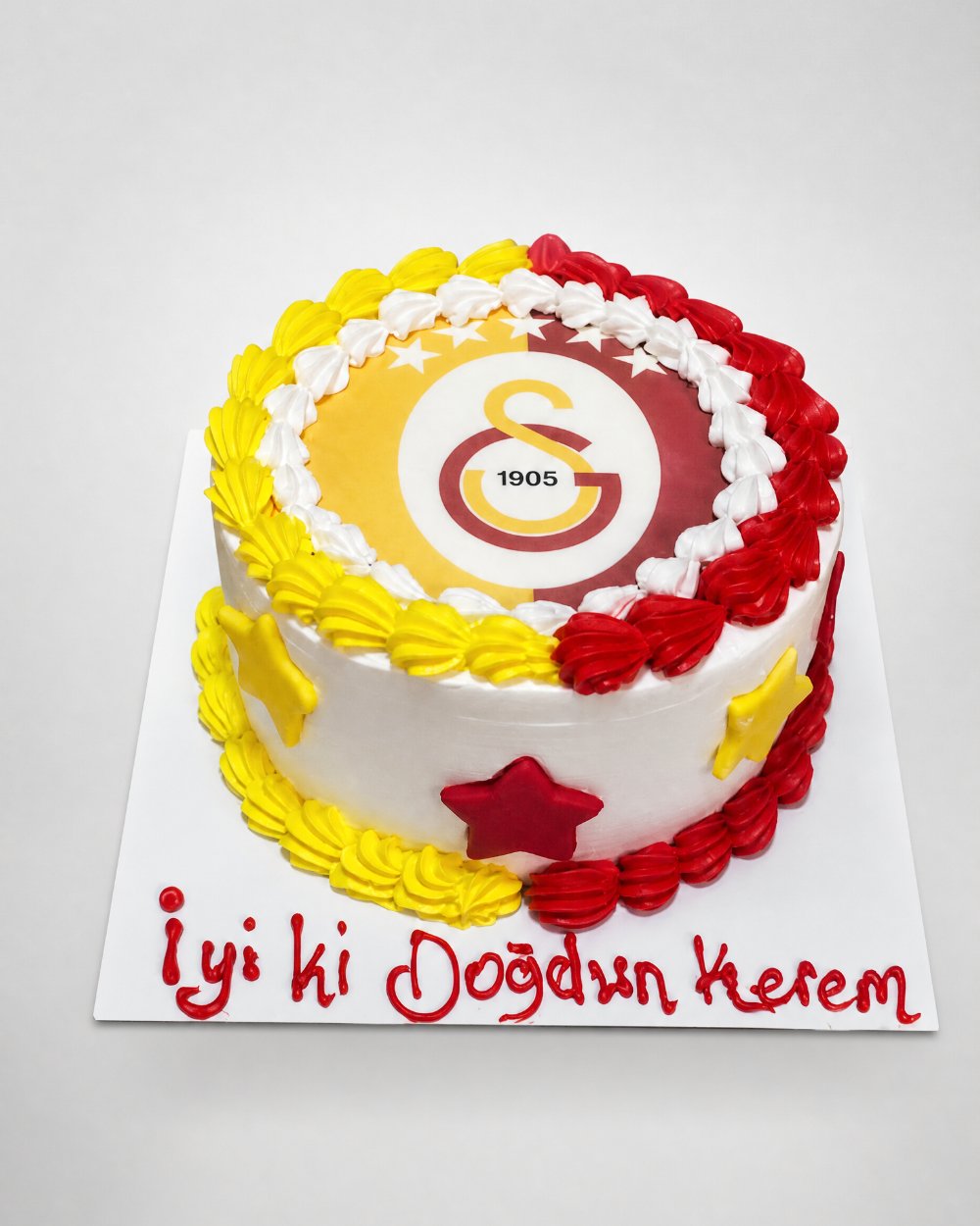Taraftar Konseptli Fotoğraflı Pasta 