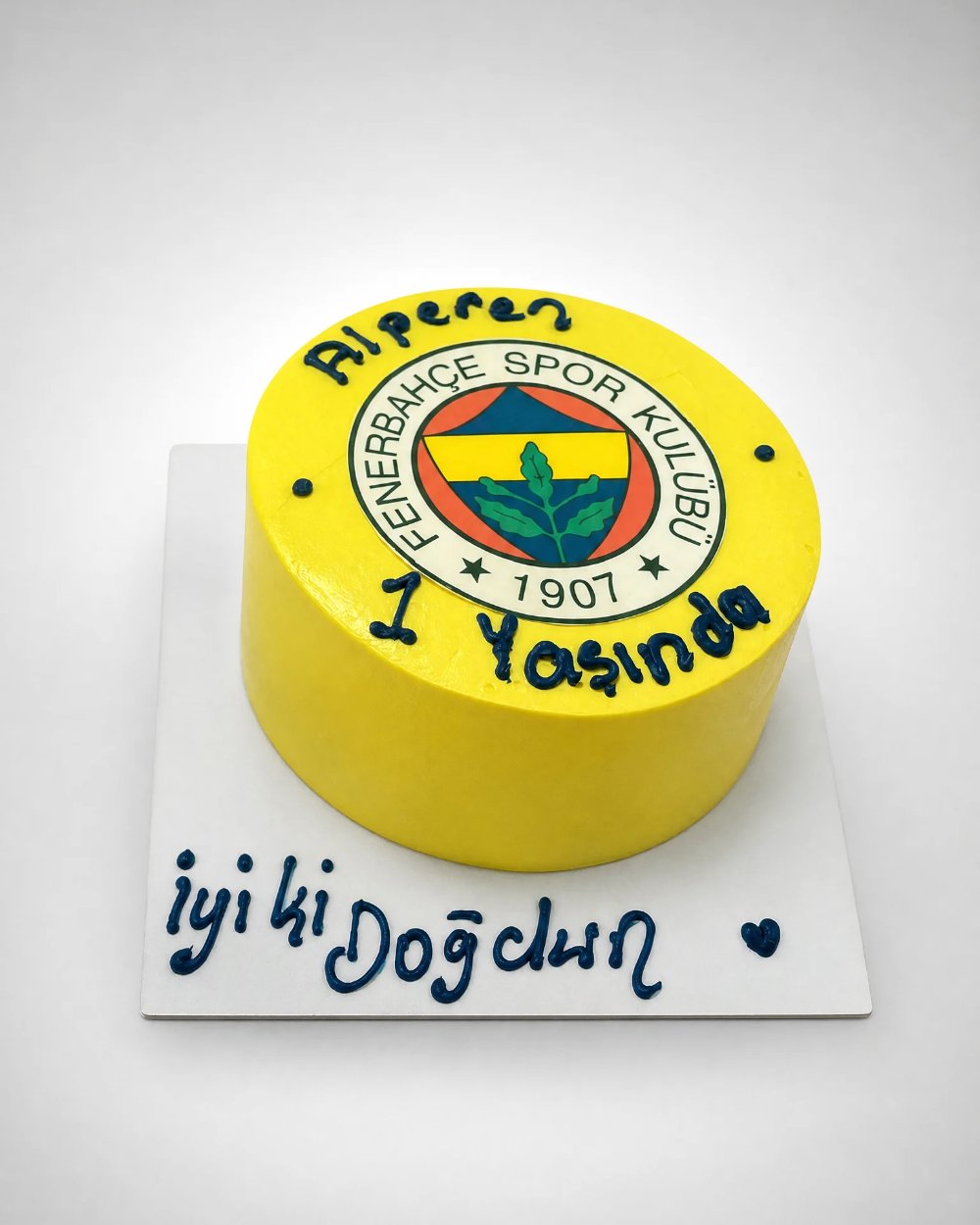 Taraftar Konseptli Fotoğraf Basklı Pasta
